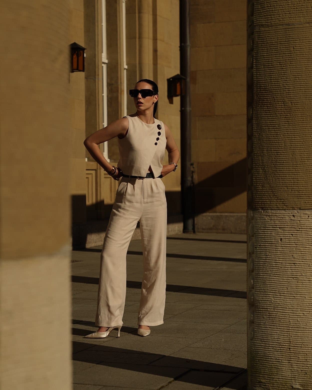 PANTALON EN LIN 