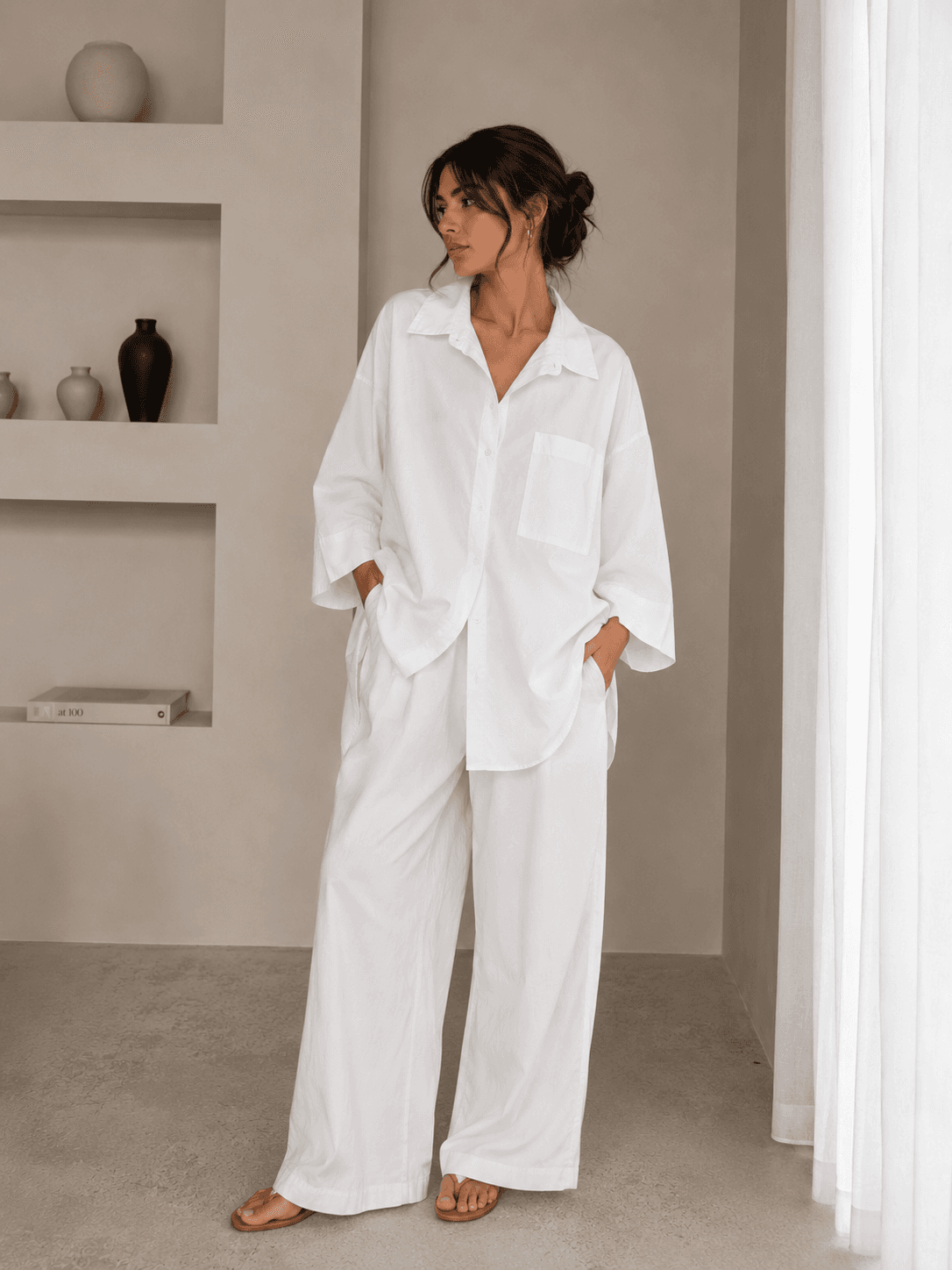 CHEMISE AMPLE EN COTON 