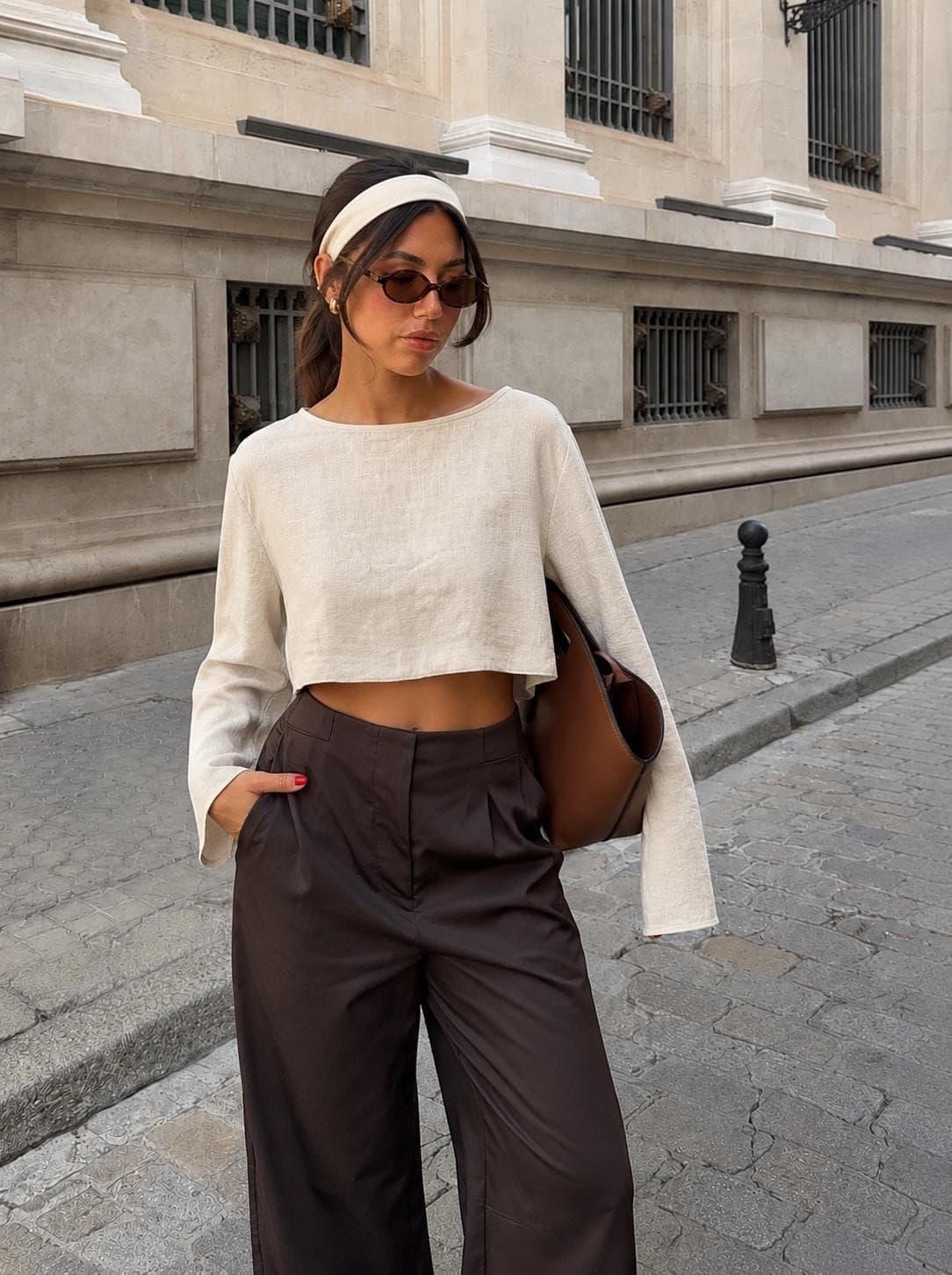 CROP TOP OVERSIZE ÉLÉGANCE 