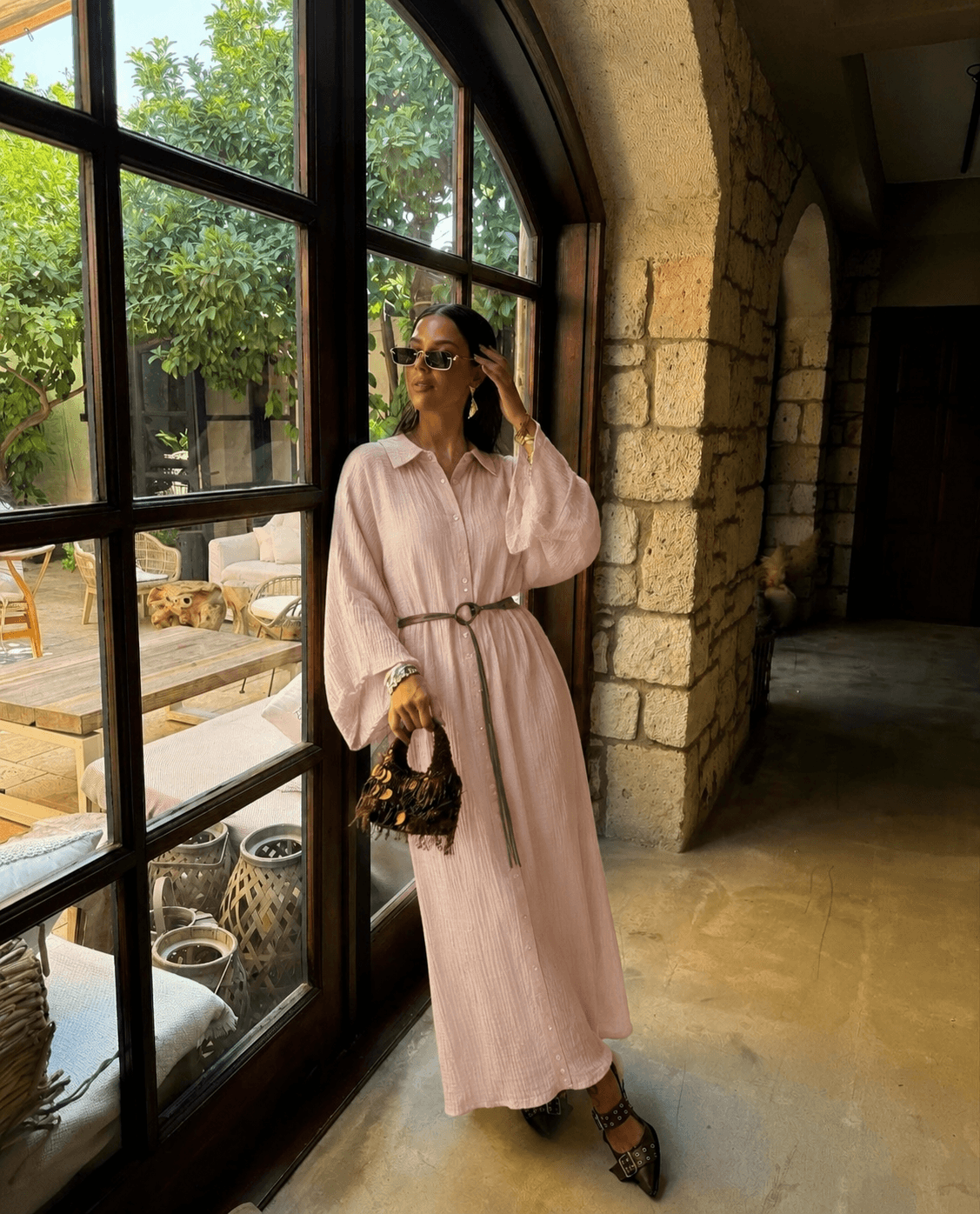 ROBE CHEMISE CÉLESTE