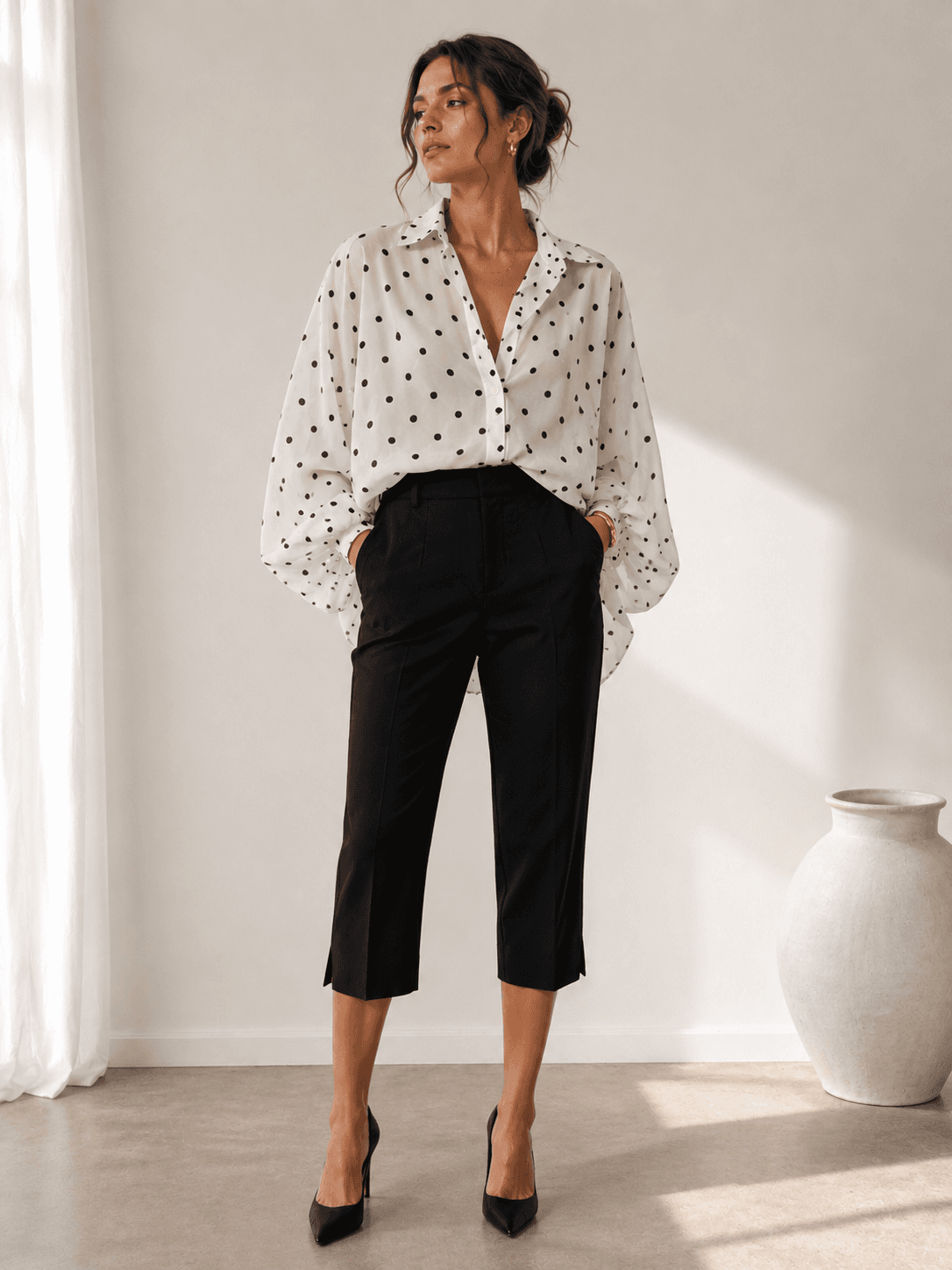 PANTALON CAPRI