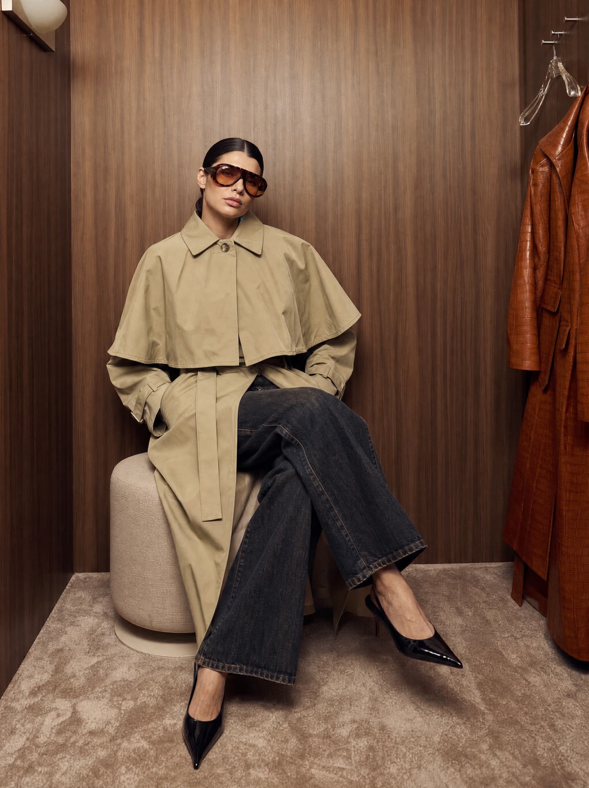 TRENCH CAPE ELISE 