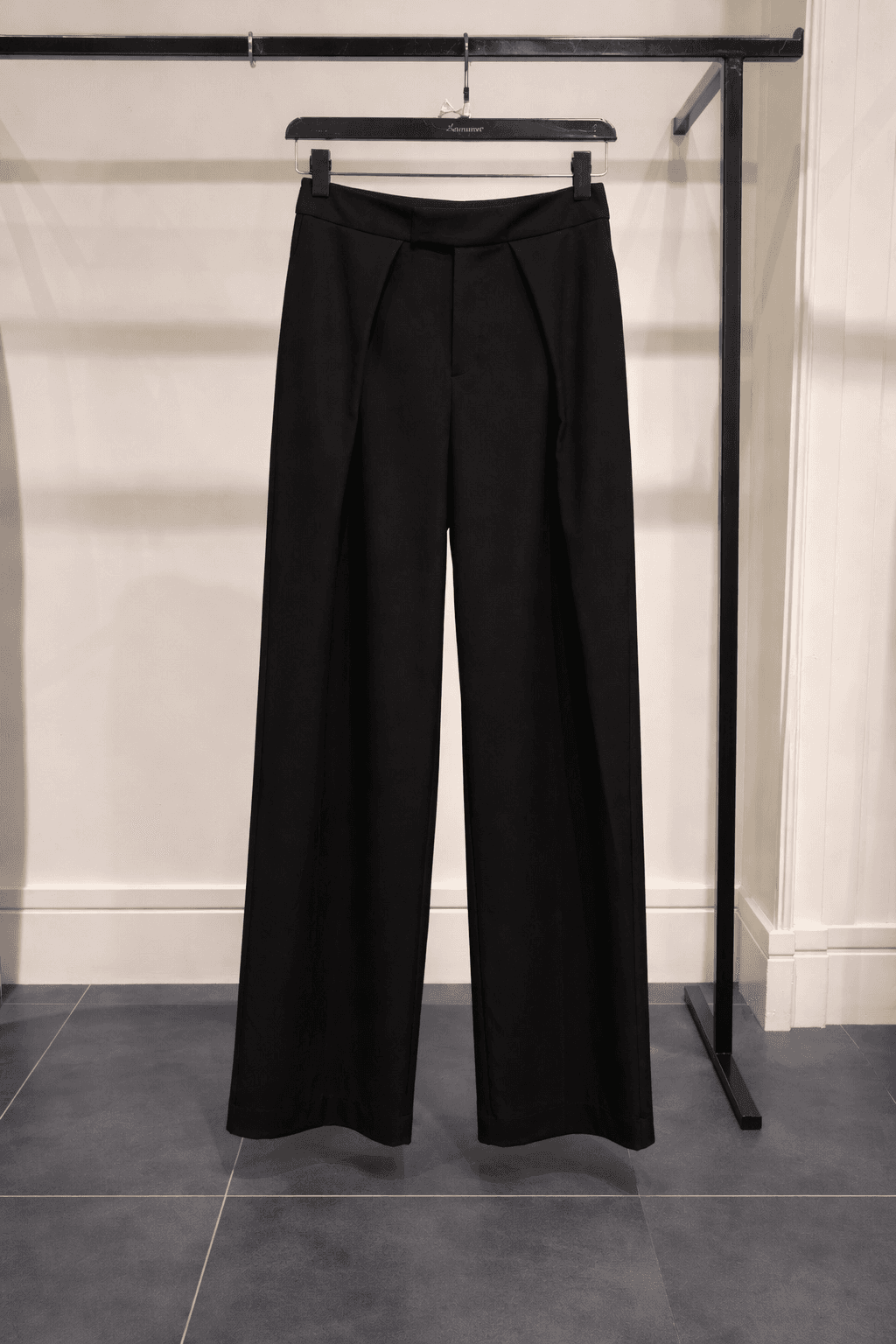 PANTALON À PLIS WIDE LEG